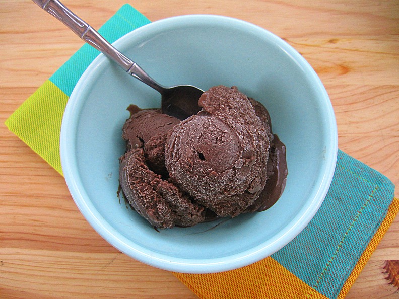 Dark Chocolate Frozen Yogurt - Eat. Drink. Love.
