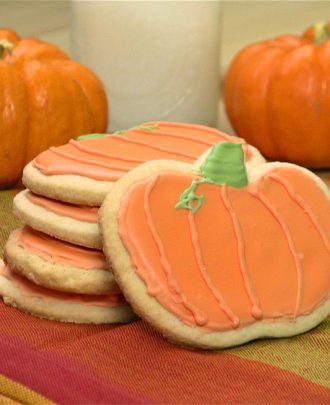Pumpkin Sugar Cookies