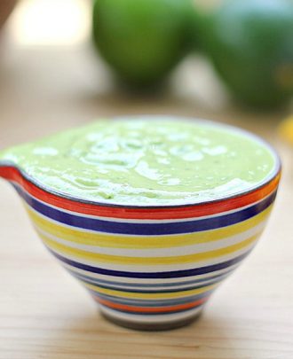 Southwest Chicken Salad with Avocado Lime Dressing