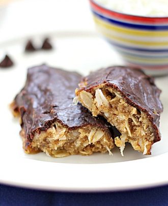 Peanut Butter Coconut Protein Bars