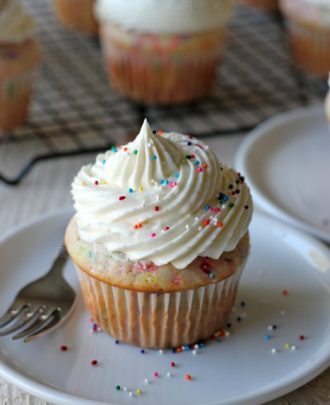 Homemade Funfetti Cupcakes