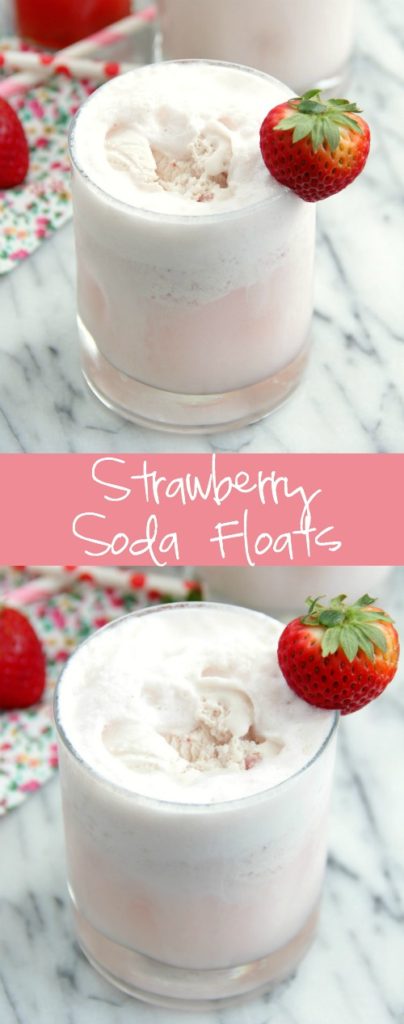 Strawberry Soda Floats