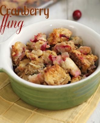 Apple Cranberry Stuffing
