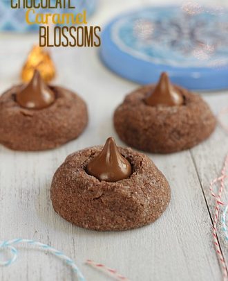 Chocolate Caramel Blossoms