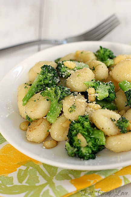 Browned Butter Gnocchi with Broccoli