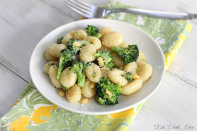 Browned Butter Gnocchi with Broccoli