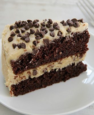 Chocolate Chip Cookie Dough Cake