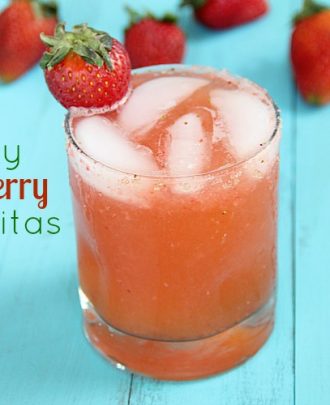 Skinny Strawberry Margaritas