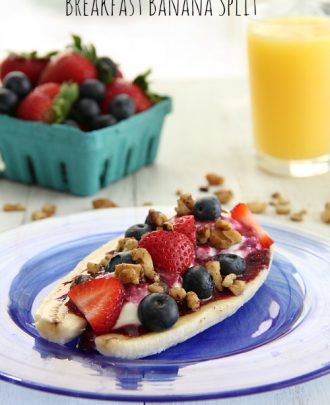 Breakfast Banana Split