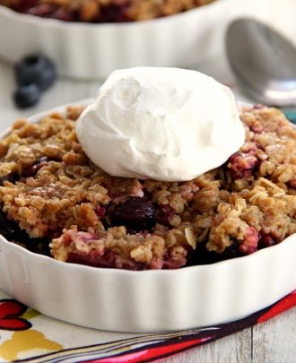 Flashback Friday: Blueberry Strawberry Crumble