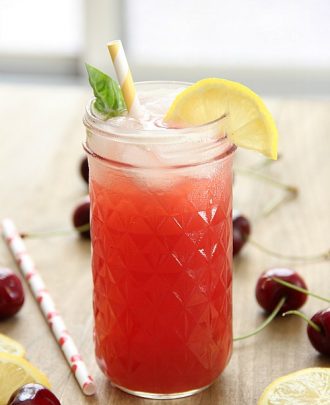 Cherry Vodka Spritzer