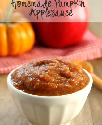 Homemade Pumpkin Applesauce