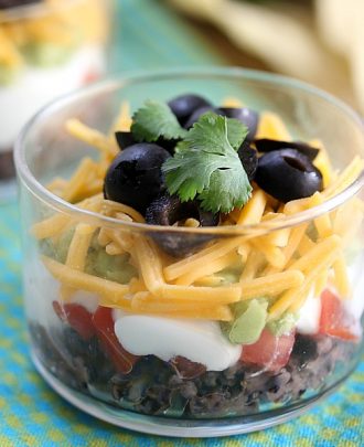 Skinny Taco Dip Cups