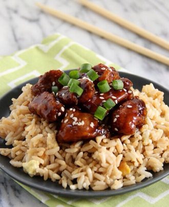 Lightened Up General Tso’s Chicken