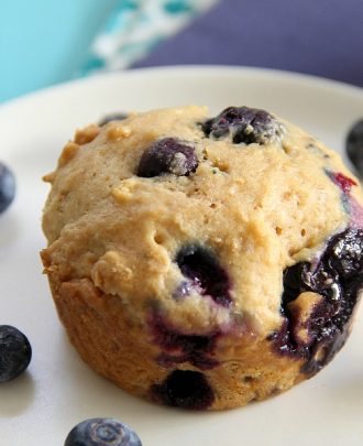 Skinny Blueberry Muffins