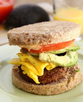 Veggie Scramble and A Breakfast Sandwich ($100 Visa Giveaway)