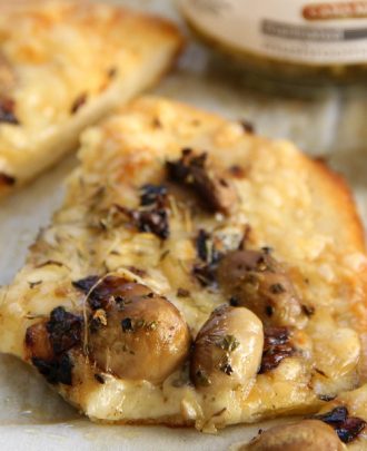 Mushroom and Gruyère Flatbread