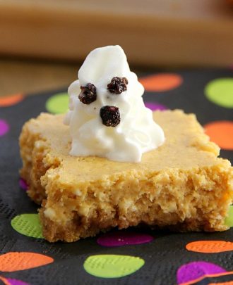 Pumpkin Cheesecake Bars