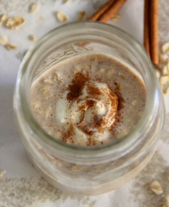 Overnight Cinnamon Roll Oats