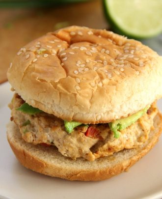 Chili Lime Chicken Burgers