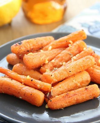 Honey Lemon Roasted Carrots