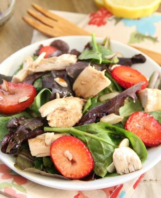 Strawberry Chicken Summer Salad