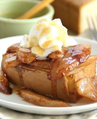 Caramel Apple Pound Cake