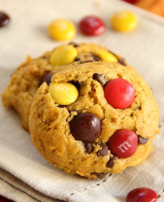 Chocolate Chip Pumpkin Cookies