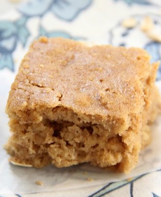 Peanut Butter Banana Snack Bars
