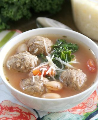 Tuscan Meatball Soup