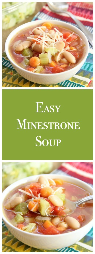 Easy Minestrone Soup - Eat. Drink. Love.