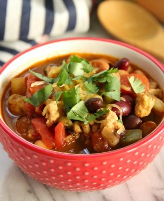 Three Bean Turkey Chili