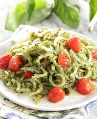Pesto Potato Noodles
