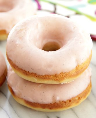 Baked Vanilla Bean Donuts