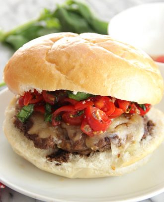 Bruschetta Burgers