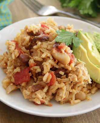 One-Pot Chicken, Beans, and Rice