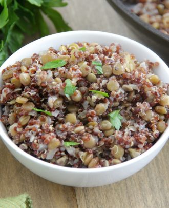 Lentil Quinoa Pilaf