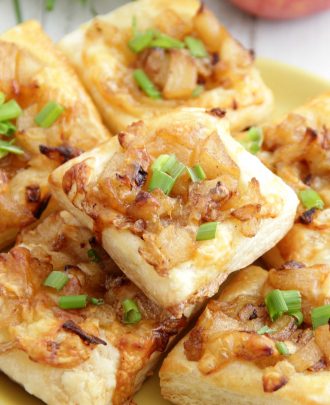 Apple Gruyère Tarts