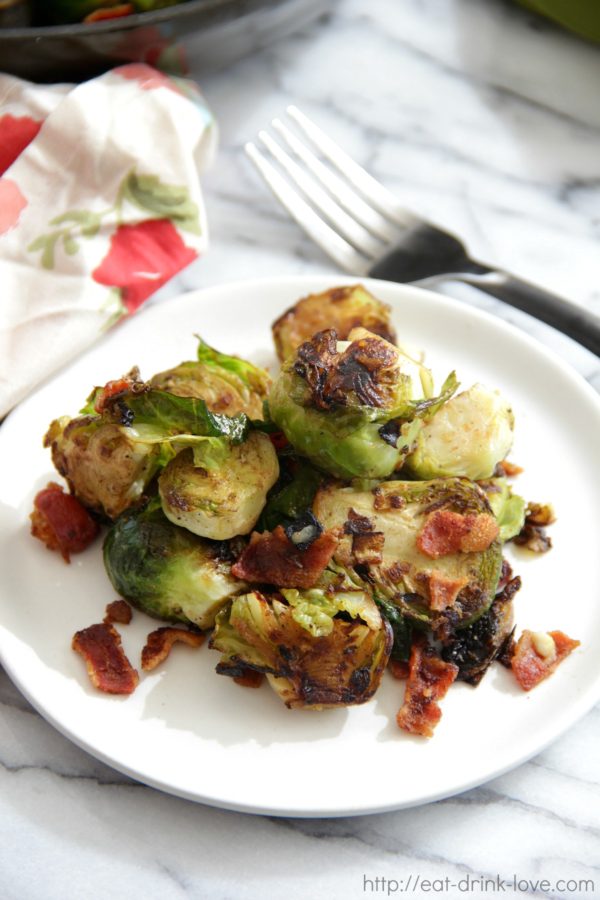 Pan Roasted Brussels Sprouts