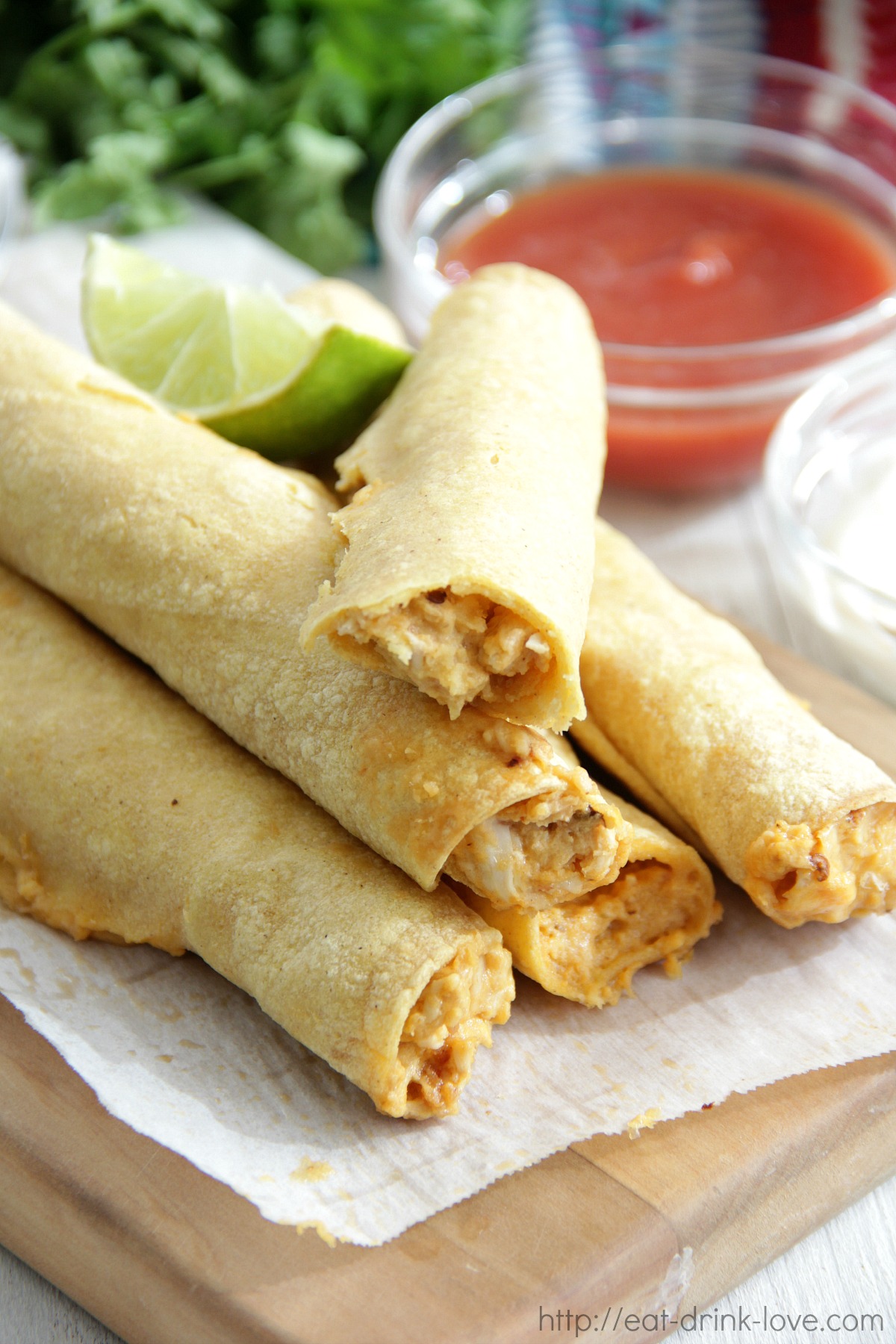 Chipotle Chicken Taquitos Eat. Drink. Love.