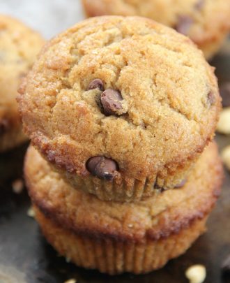 Peanut Butter Banana Muffins