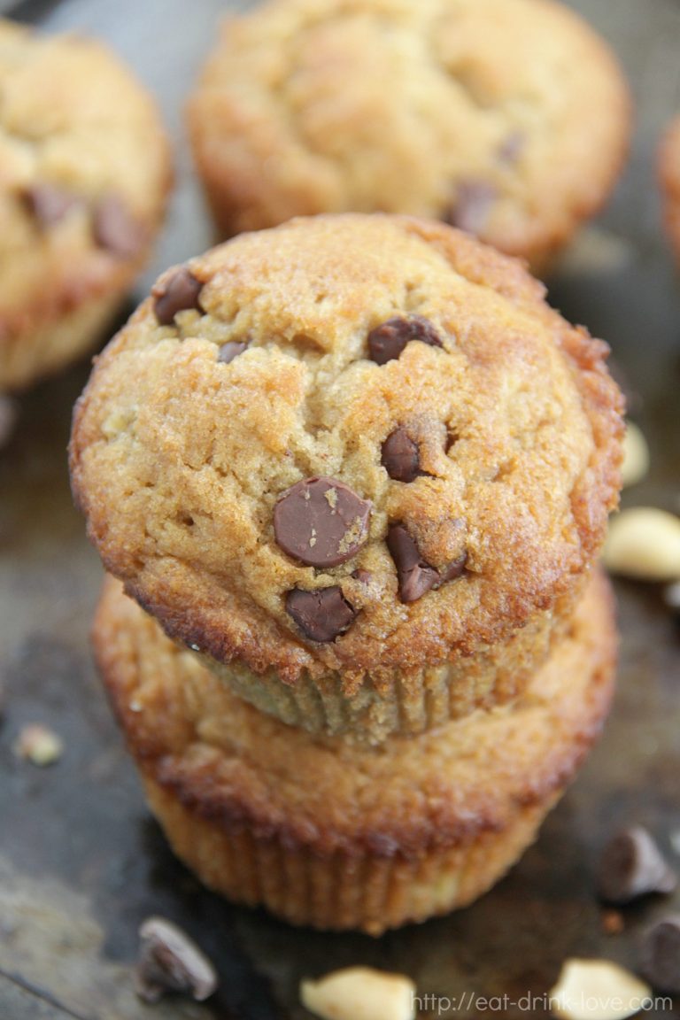 Peanut Butter Banana Muffins Eat. Drink. Love.