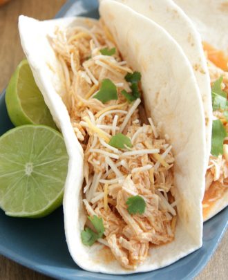 Slow Cooker Buffalo Chicken Tacos