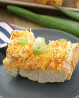 Buffalo Chicken French Bread Pizza