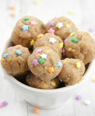 Healthy Cake Batter Bites