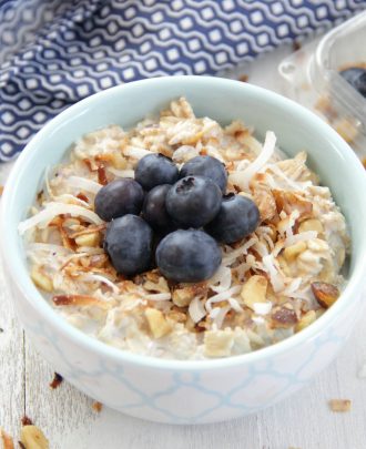 Blueberry Coconut Overnight Oats