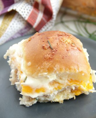 Baked Turkey Cheddar Sliders