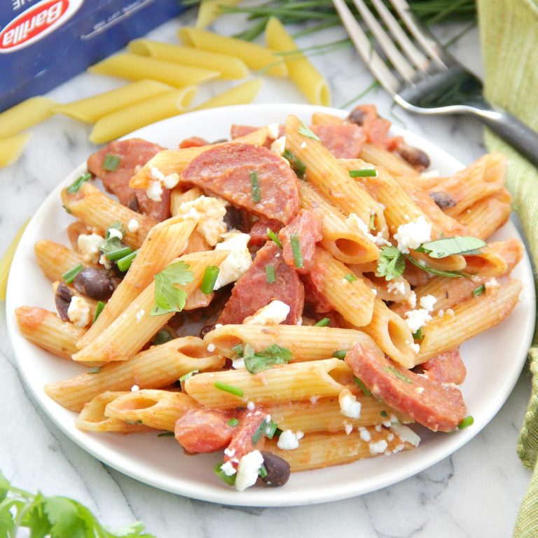 Penne with Chorizo and Creamy Tomato Sauce Eat. Drink. Love.
