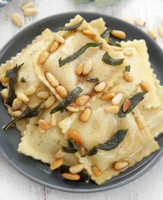 Browned Butter Butternut Squash Ravioli