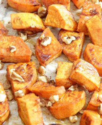 Maple Roasted Sweet Potatoes